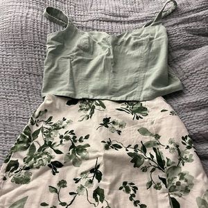 Two piece floral Abercrombie set